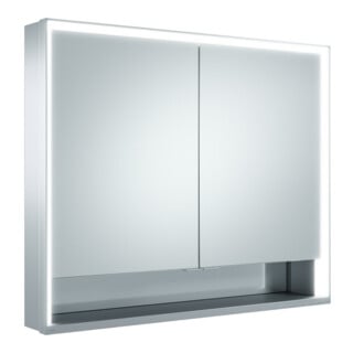 Keuco Spanplattenschraube kurze Türen Royal Lumos 90x73x13cm, m Abl, WV, 2-trg., si-elox