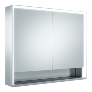 Keuco Spanplattenschraube kurze Türen Royal Lumos 90x73x16cm, m Abl, WV, 2-trg., si-elox