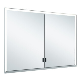 Keuco Spanplattenschraube lange Tür Royal Lumos 100x73x13cm, o. Abl, WE, silber-eloxiert