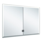 Keuco Spanplattenschraube lange Tür Royal Lumos 100x73x13cm, o. Abl, WE, silber-eloxiert