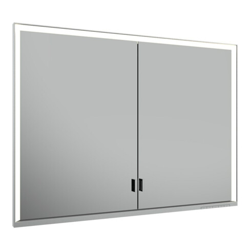 Keuco Spanplattenschraube lange Tür Royal Lumos 100x73x16cm, o. Abl, WE, silber-eloxiert