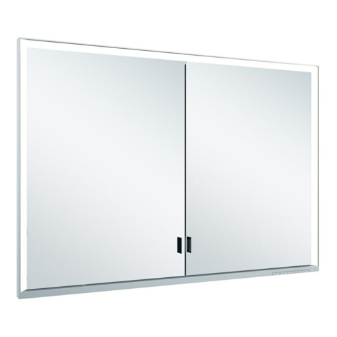 Keuco Spanplattenschraube lange Tür Royal Lumos 105x73x13cm, o. Abl, WE, silber-eloxiert