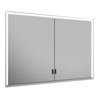 Keuco Spanplattenschraube lange Tür Royal Lumos 105x73x16cm, o. Abl, WE, silber-eloxiert