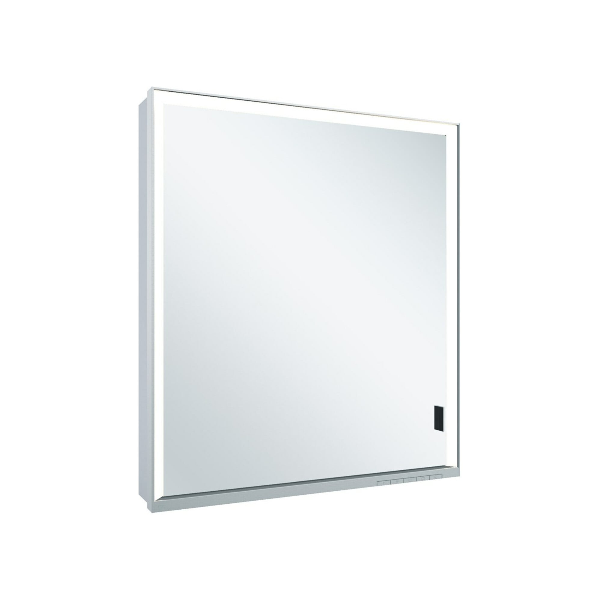Keuco Spanplattenschraube lange Tür Royal Lumos 65x73x13cm, An L, WV, 1-trg., si-elox