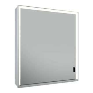 Keuco Spanplattenschraube lange Tür Royal Lumos 65x73x16cm, An L, WV, 1-trg., si-elox