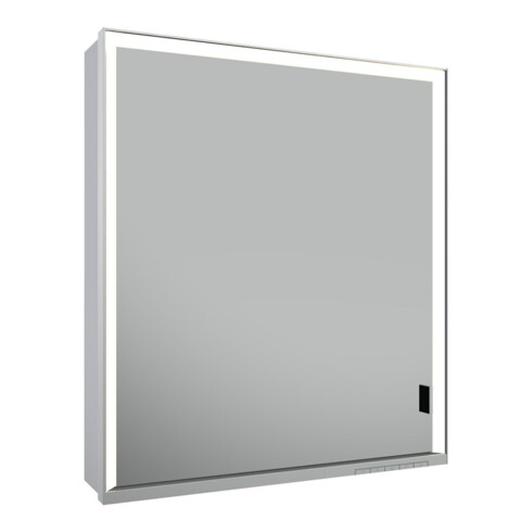 Keuco Spanplattenschraube lange Tür Royal Lumos 65x73x16cm, An L, WV, 1-trg., si-elox