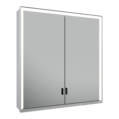 Keuco Spanplattenschraube lange Tür Royal Lumos 70x73x16cm, o Abl, WV, 2-trg., si-elox