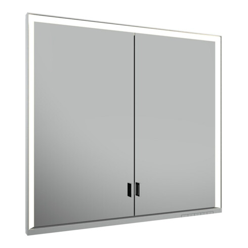 Keuco Spanplattenschraube lange Tür Royal Lumos 80x73x16cm, o. Abl, WE, silber-eloxiert