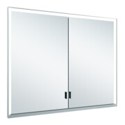 Keuco Spanplattenschraube lange Tür Royal Lumos 90x73x13cm, o. Abl, WE, silber-eloxiert