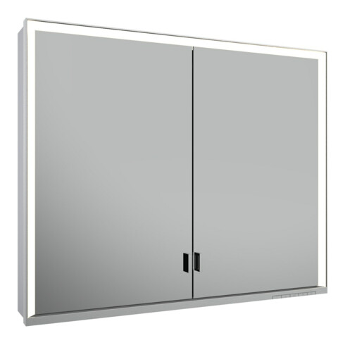 Keuco Spanplattenschraube lange Tür Royal Lumos 90x73x16cm, o Abl DALI, WV, 2tr., si-el