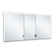 Keuco Spanplattenschraube lange Türen Royal Lumos 140x73x13cm, o Abl, WV, 3-trg., si-elox