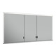 Keuco Spanplattenschraube lange Türen Royal Lumos 140x73x16cm, o. Abl, WE, 3-trg., si-elox-1
