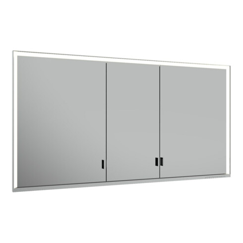 Keuco Spanplattenschraube lange Türen Royal Lumos 140x73x16cm, o. Abl, WE, 3-trg., si-elox