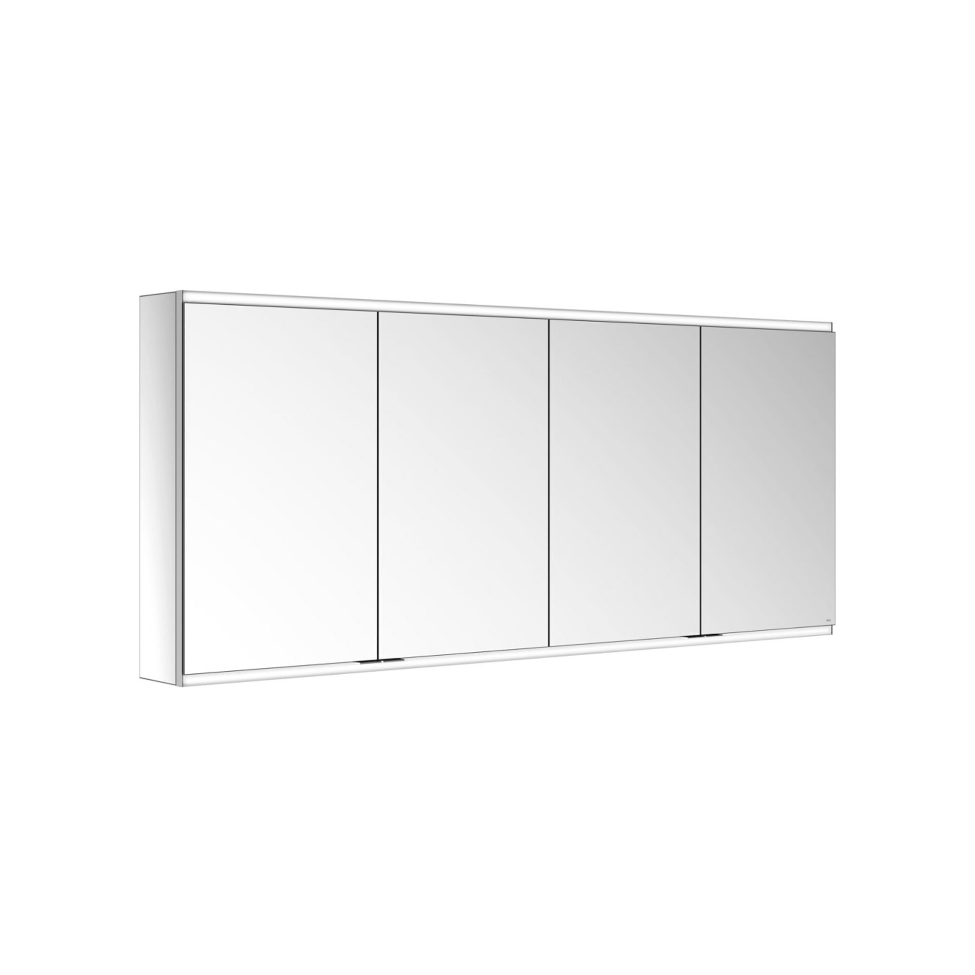 Keuco Spanplattenschraube Royal Modular 2.0 beleuchtet 170x70x16cm, 2 SD, 2 Dpl-LS, WV, 4 Tür.