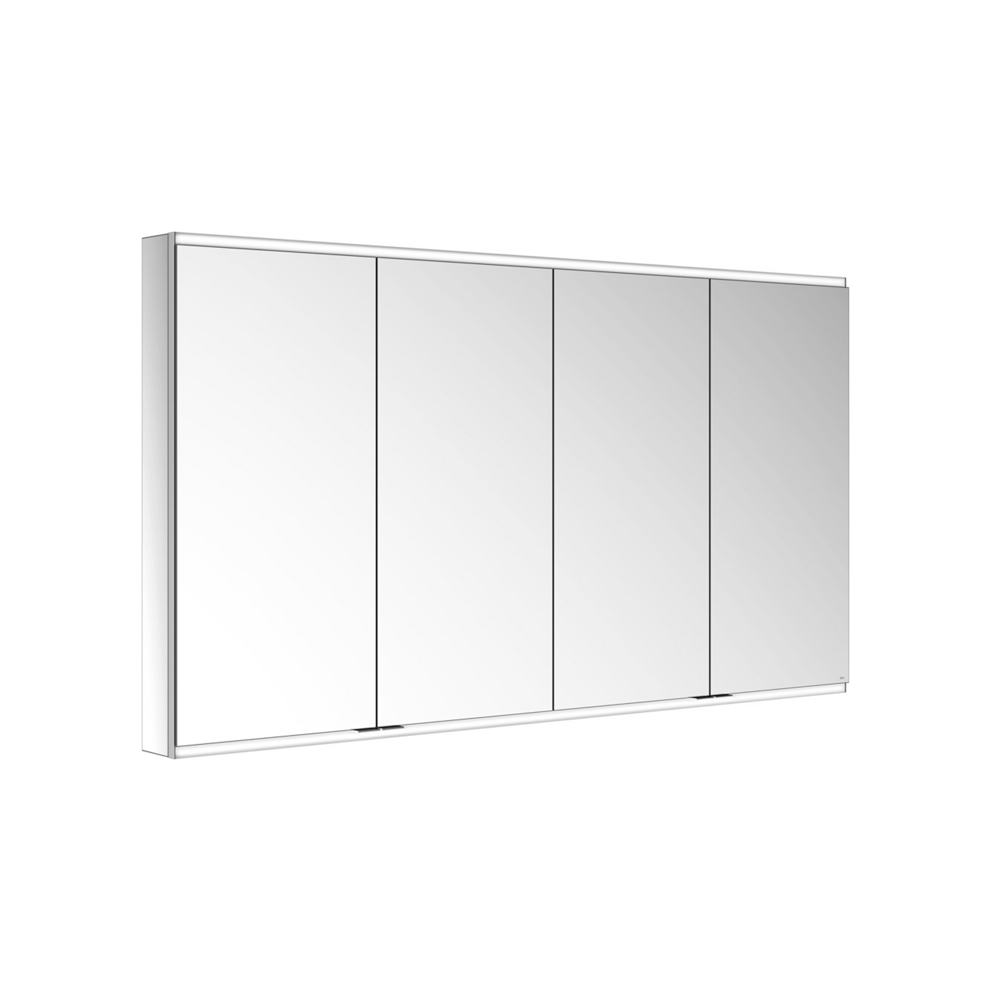 Keuco Spanplattenschraube Royal Modular 2.0 beleuchtet 170x90x12cm, 4 Steckd., Vorbau, 4 Türen