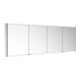 Keuco Spanplattenschraube Royal Modular 2.0 beleuchtet 210x70x16cm, o. Steckd., Vorbau, 4 Türen-1