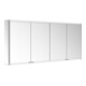 Keuco Spanplattenschraube Royal Modular 2.0 éclairé 160x70x16cm, 4 prises, meuble haut, 4 portes-1