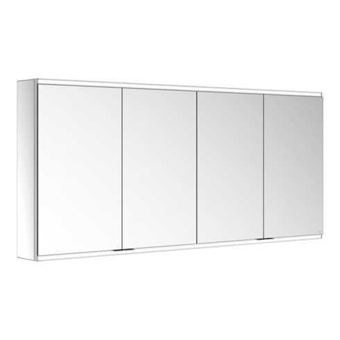 Keuco Spanplattenschraube Royal Modular 2.0 éclairé 160x70x16cm, sans prise, meuble haut, 4 portes