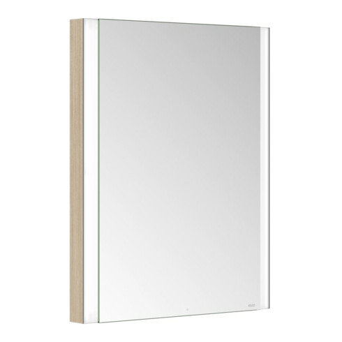 Keuco Spiegelschrank 1-türig Somaris 60x71x11,5cm, WE, Anschl re, Ei he Dekor