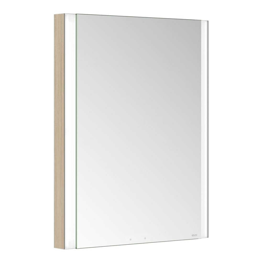 Keuco Spiegelschrank 1-türig Somaris 60x71x11,5cm, WE, Hz, An li, Ei he Dek.