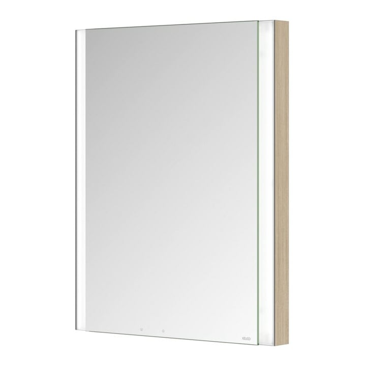 Keuco Spiegelschrank 1-türig Somaris 60x71x11,5cm, WE, Hz, An li, Ei he Dek.