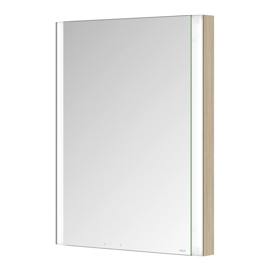 Keuco Spiegelschrank 1-türig Somaris 60x71x11,5cm, WE, Hz, An li, Ei he Dek.