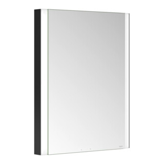 Keuco Spiegelschrank 1-türig Somaris 60x71x11,5cm, WE, Hz, Anschl li, sw ma