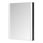 Keuco Spiegelschrank 1-türig Somaris 60x71x11,5cm, WE, Hz, Anschl re, sw ma