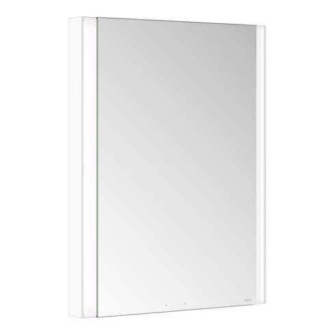 Keuco Spiegelschrank 1-türig Somaris 60x71x11,5cm, WE, Hz, Anschl re, we. ma
