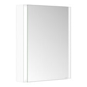 Keuco Spiegelschrank 1-türig Somaris 65x73x13cm, Vorbau, Anschl re, weiß matt-4