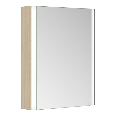 Keuco Spiegelschrank 1-türig Somaris 65x73x13cm, WV, Anschl li, Ei he Dek.