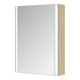 Keuco Spiegelschrank 1-türig Somaris 65x73x13cm, WV, Anschl re, Ei he Dek.-2