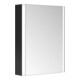 Keuco Spiegelschrank 1-türig Somaris 65x73x13cm, WV, Hz, Anschl li, sw ma-5