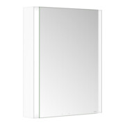 Keuco Spiegelschrank 1-türig Somaris 65x73x13cm, WV, Hz, Anschl li, we. ma