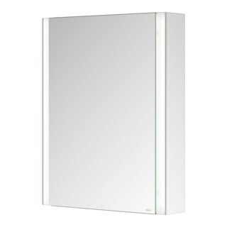 Keuco Spiegelschrank 1-türig Somaris 65x73x13cm, WV, Hz, Anschl re, versp