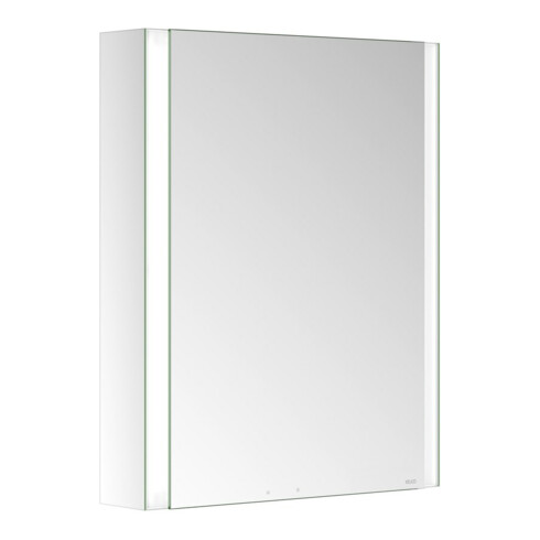 Keuco Spiegelschrank 1-türig Somaris 65x73x13cm, WV, Hz, Anschl re, versp