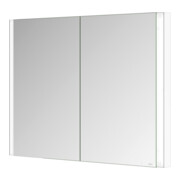 Keuco Spiegelschrank 2 portes Somaris 100x71x11,5 cm, blanc mat, encastré mural