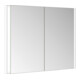 Keuco Spiegelschrank 2 portes Somaris 100x71x11,5 cm, blanc mat, encastré mural-4