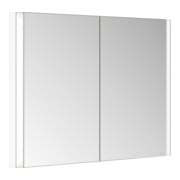 Keuco Spiegelschrank 2 portes Somaris 100x71x11,5 cm, blanc mat, encastré mural-5