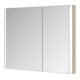 Keuco Spiegelschrank 2-türig Somaris 100x71x11,5cm, E h D, WE, asy, Hz-1