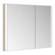 Keuco Spiegelschrank 2-türig Somaris 100x71x11,5cm, E h D, WE, asy, Hz-2