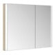 Keuco Spiegelschrank 2-türig Somaris 100x71x11,5cm, E h D, WE, asy, Hz-4