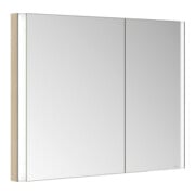 Keuco Spiegelschrank 2-türig Somaris 100x71x11,5cm, E h D, WE, asy, Hz-4