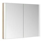 Keuco Spiegelschrank 2-türig Somaris 100x71x11,5cm, Ei hell Dekor, Wandeinbau-4