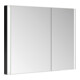 Keuco Spiegelschrank 2-türig Somaris 100x71x11,5cm, s m, WE, asy, Spiegel-Hz.-2