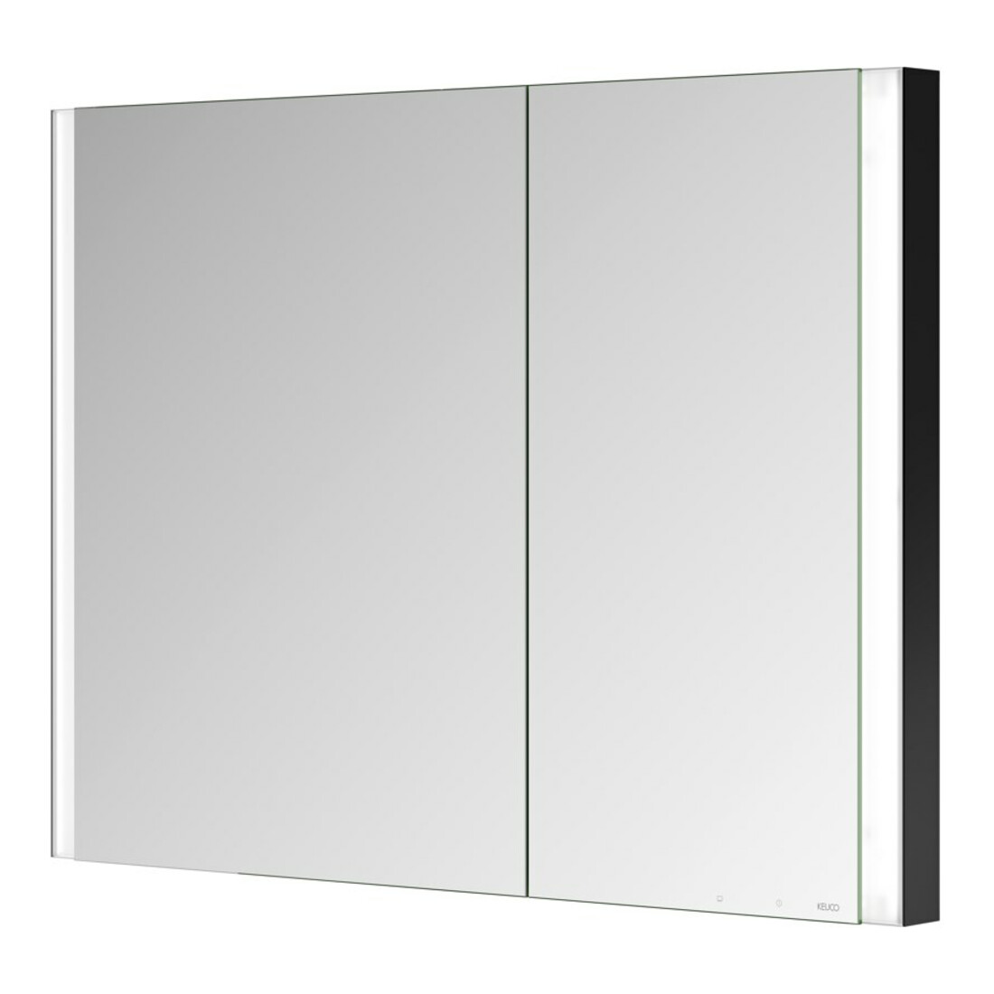 Keuco Spiegelschrank 2-türig Somaris 100x71x11,5cm, s m, WE, asy, Spiegel-Hz.