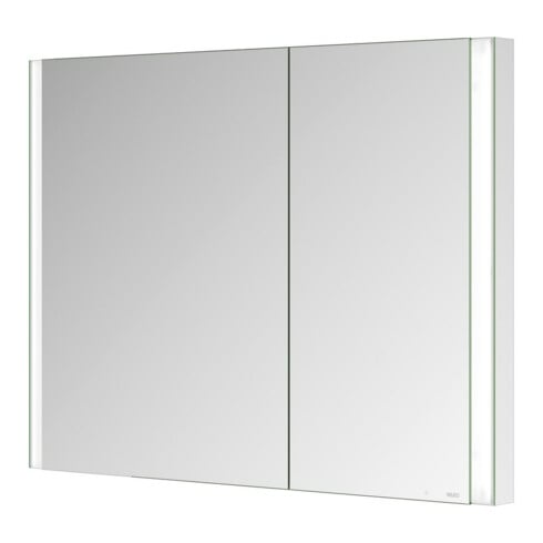 Keuco Spiegelschrank 2-türig Somaris 100x71x11,5cm, versp, WE, asymmetrisch
