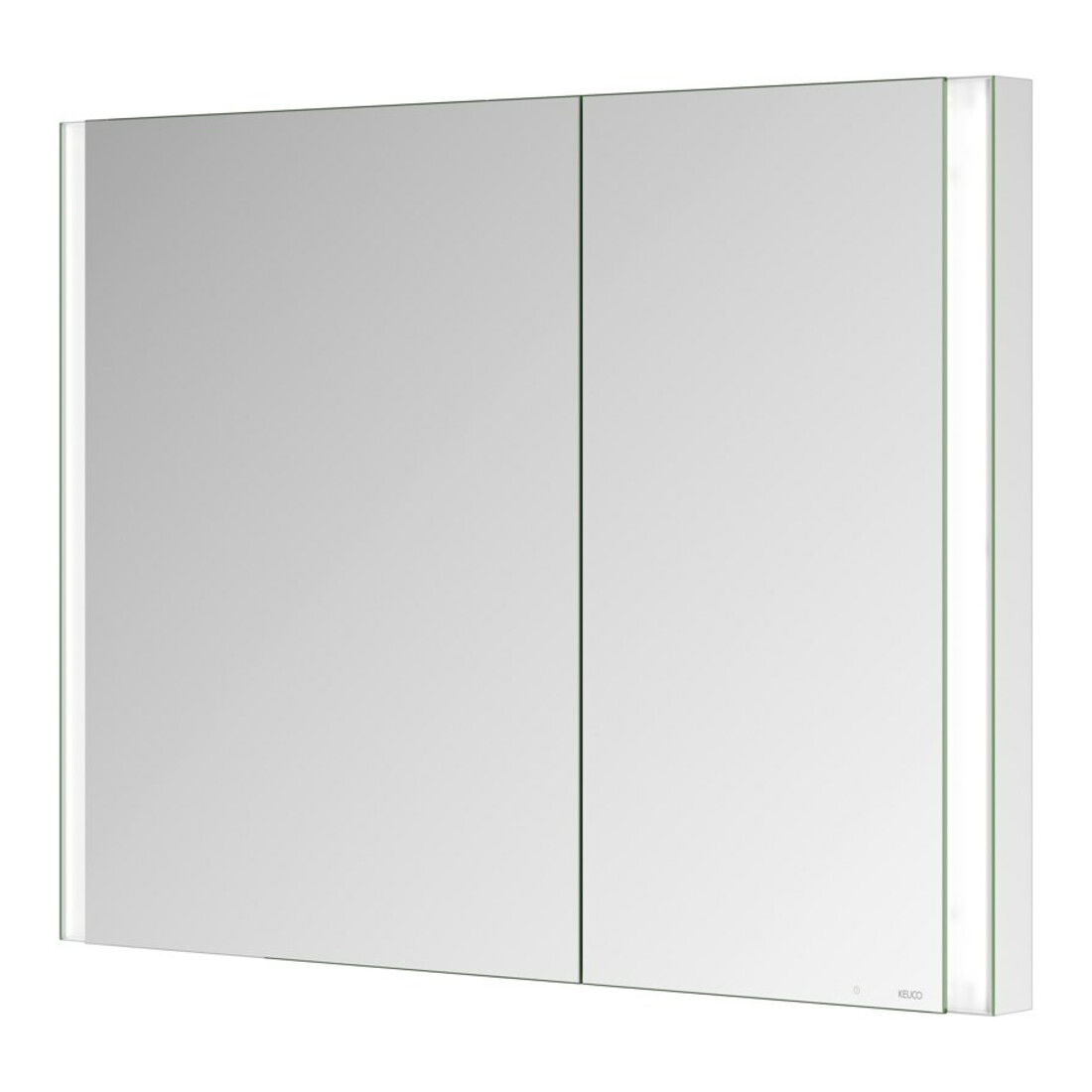 Keuco Spiegelschrank 2-türig Somaris 100x71x11,5cm, versp, WE, asymmetrisch