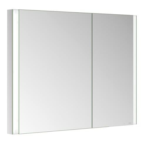 Keuco Spiegelschrank 2-türig Somaris 100x71x11,5cm, versp, WE, asymmetrisch