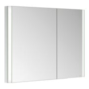 Keuco Spiegelschrank 2-türig Somaris 100x71x11,5cm, versp, WE, asymmetrisch-5